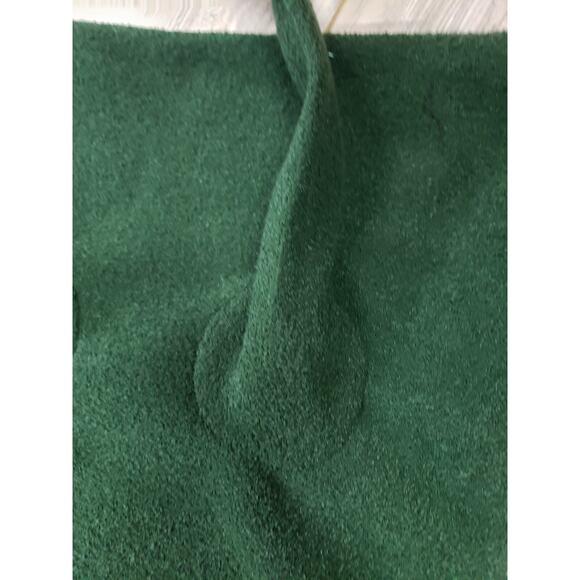 Kedem Sasson Size O/S One of a Kind Green Designer Scarf Fleece Oversize - Picture 2 of 5